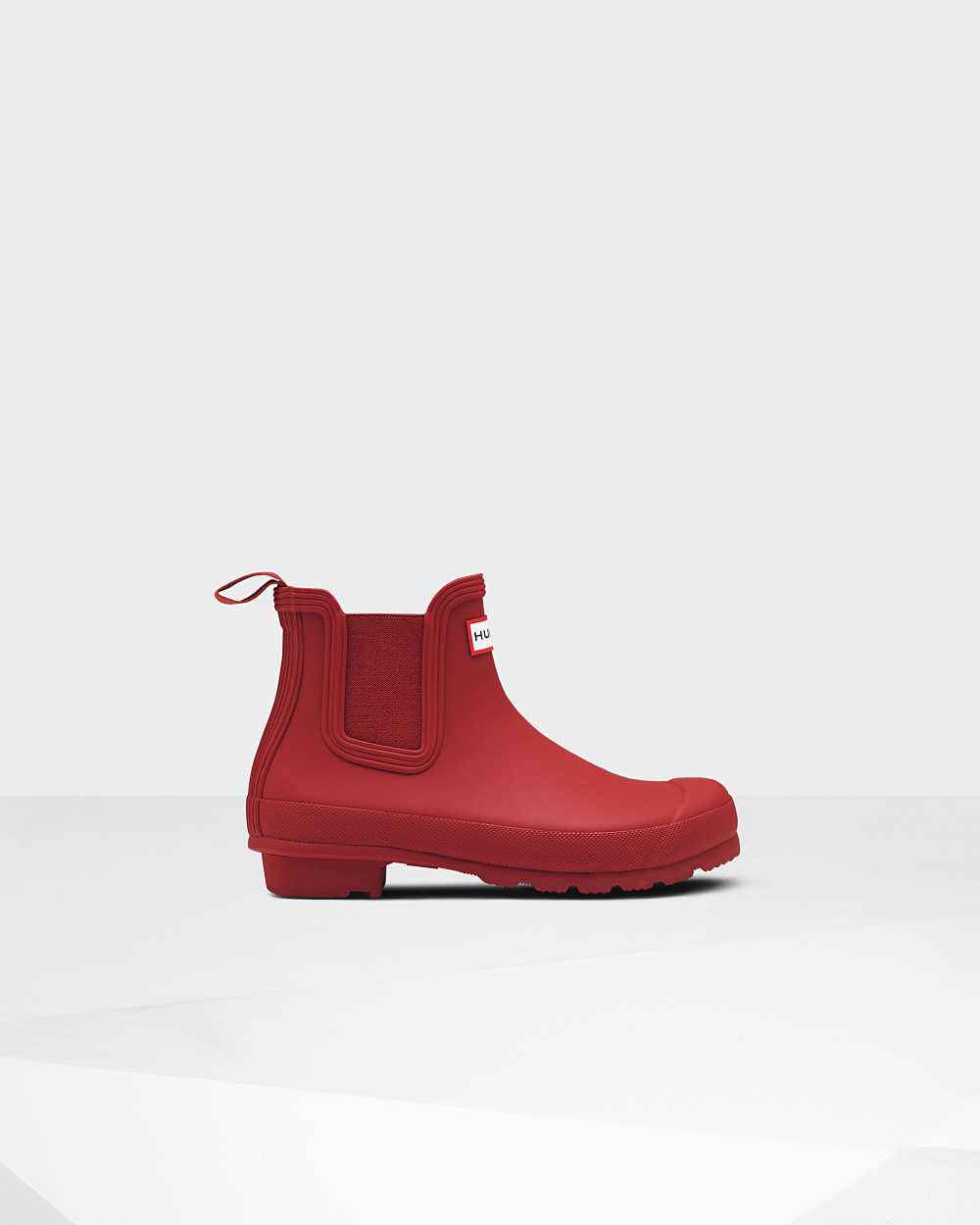 Hunter Original Women's Chelsea Boots NZ-68859T Red